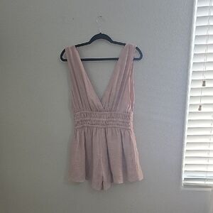 Elegant Pink Sleeveless Jumpsuit